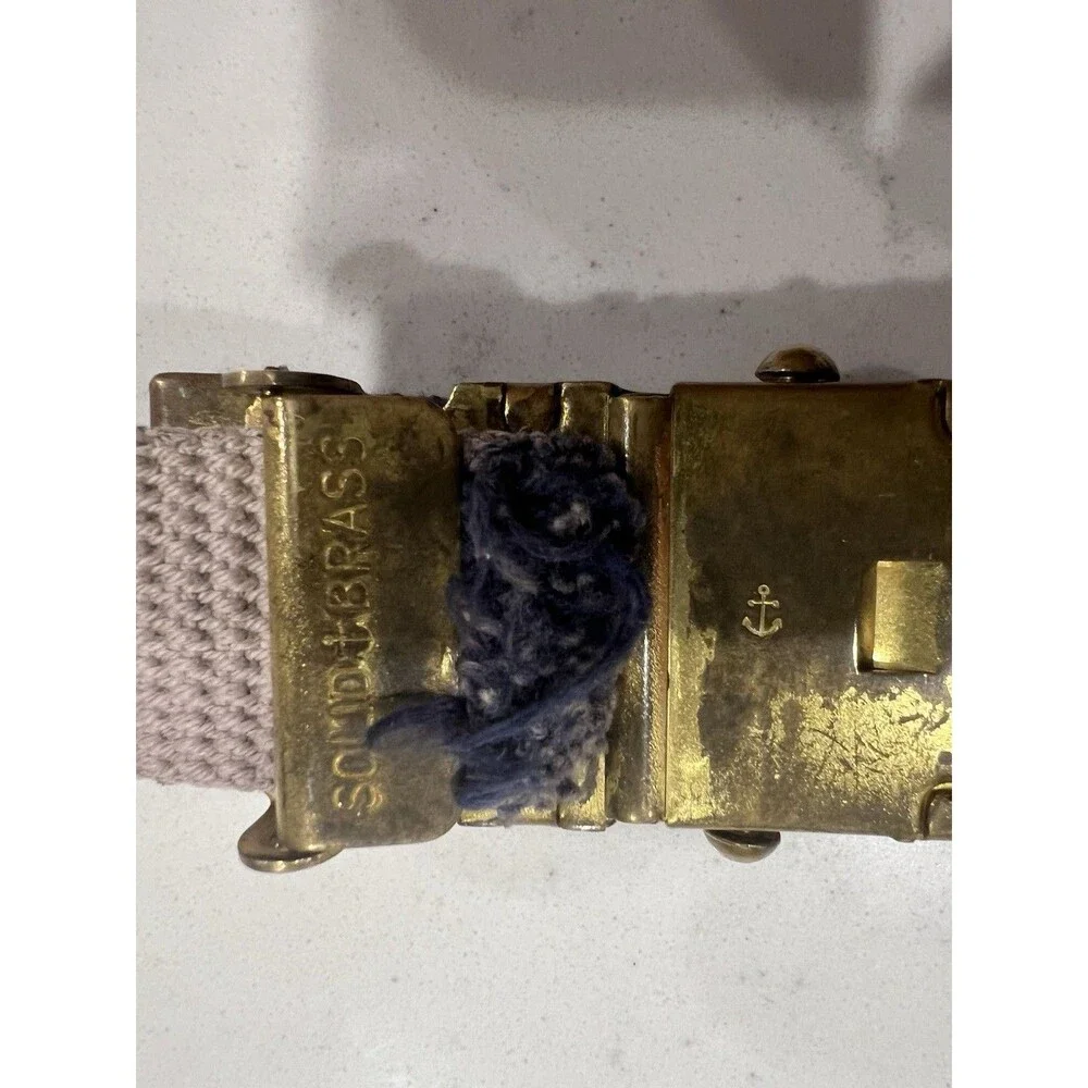 Vintage Cub Scouts Web Belt with Solid Brass 